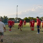Nogomet, Bazovica: Zarja, začetek priprav, članska ekipa