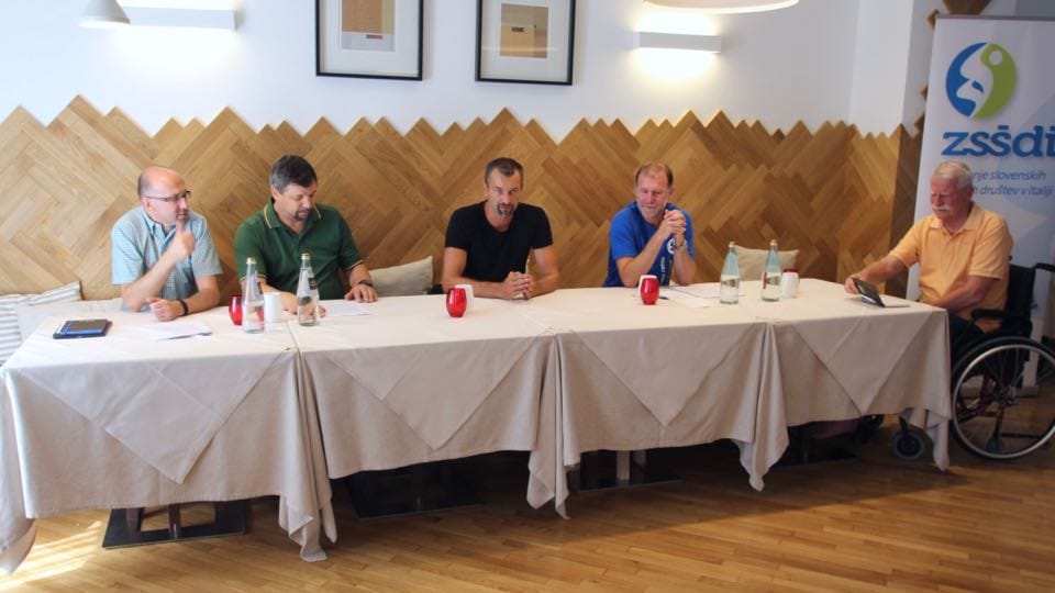 Opčine (Trst) - odbojka, tiskovna konferenca ZSŠDI