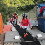 Smučanje, tečaji SK Devin na plastični stezi v Nabrežini