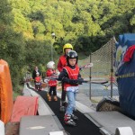 Smučanje, tečaji SK Devin na plastični stezi v Nabrežini
