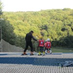 Smučanje, tečaji SK Devin na plastični stezi v Nabrežini