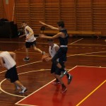 Trening deželnih košarkarskih selekciji letnikov 2002 in 2000/