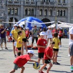 Praznik mini volleyja na Velikem Trgu
