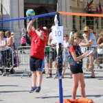 Praznik mini volleyja na Velikem Trgu