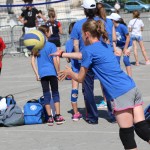 Praznik mini volleyja na Velikem Trgu