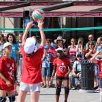 Praznik mini volleyja na Velikem Trgu