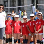Praznik mini volleyja na Velikem Trgu