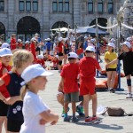 Praznik mini volleyja na Velikem Trgu