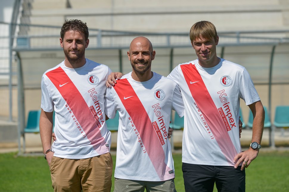 Od leve: Damir Hadžic, Andrea Parola, Jaka Štromajer