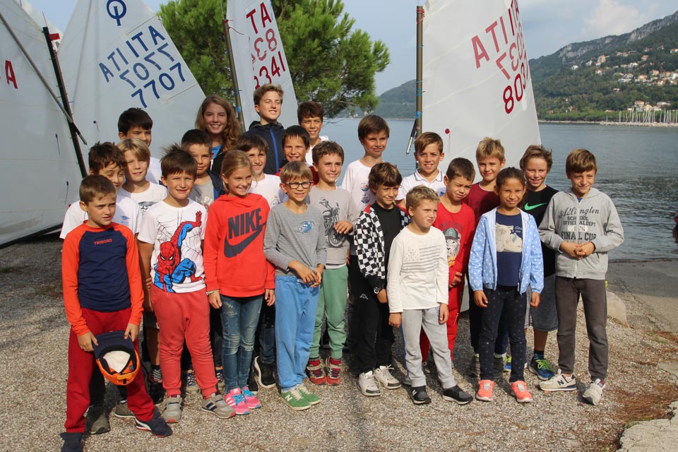 Trst - jadranje; optimist; TPK Sirena