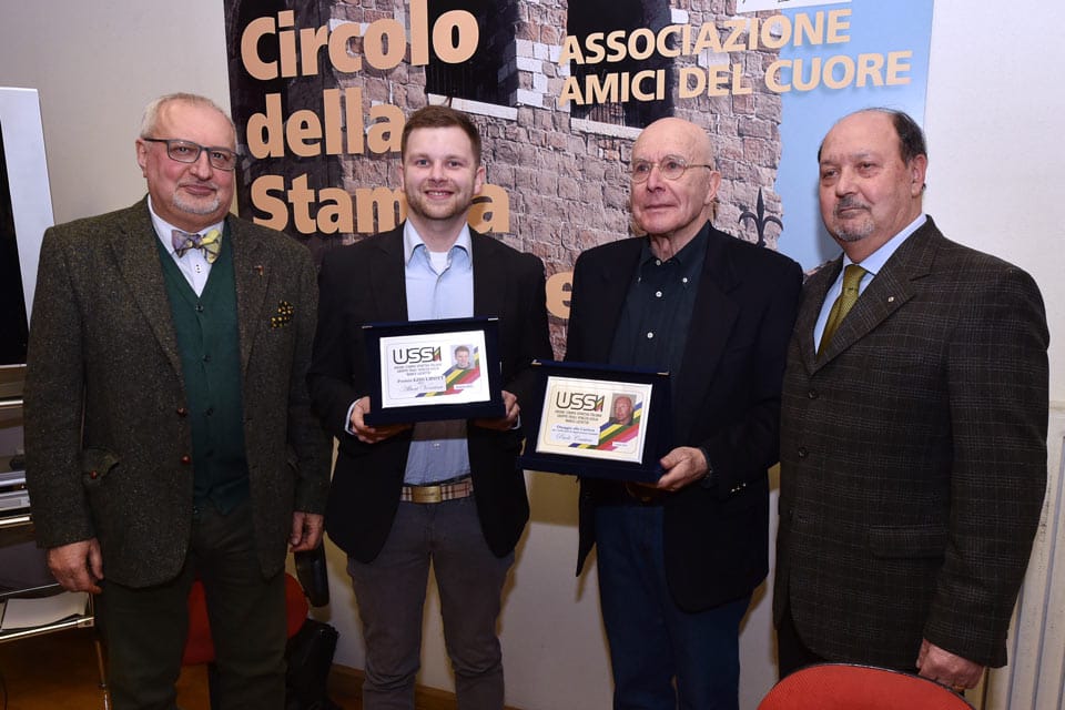 Trst 08-03-2018 - Sport - Novinarski krozek - USSI - Nagrada Ezio Lipott novinarju Albert Volcina