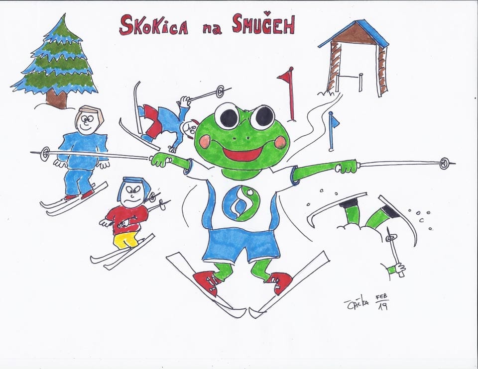 Kekove vinjete: Skokica na smučeh