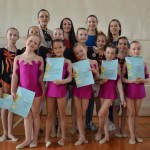gimnastika odlični nastopi  Borovih gimnastičark