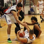 Košarka članske lige : Jadran - Dinamo GO