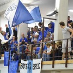 Sport - Kosarka - Breg Mediachem - Veselje po zmagi na tretji polfinalni tekmi play-offa D-lige in napredovanje v visjo C ligo silver