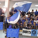 Sport - Kosarka - Breg Mediachem - Veselje po zmagi na tretji polfinalni tekmi play-offa D-lige in napredovanje v visjo C ligo silver