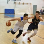 Sport - Kosarka - Breg Mediachem - Veselje po zmagi na tretji polfinalni tekmi play-offa D-lige in napredovanje v visjo C ligo silver