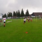 Mladi Zarjini igralci na prirpavah na Rogli