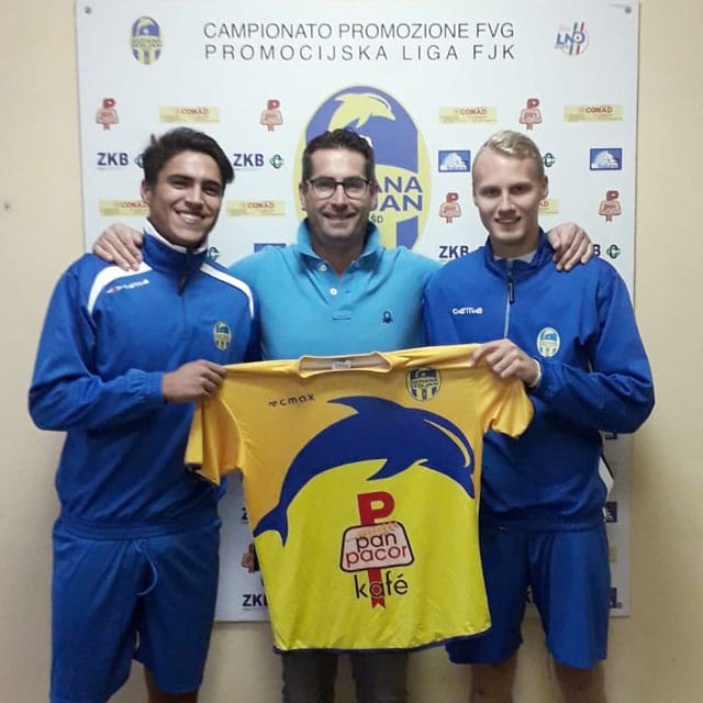 Sistiana Sesljan: Kristian Pacor z okrepitvama (Riccardo Colonna in Dennis Pitacco)