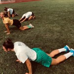 Skupina 32 naših odbojkarjev in odbojkaric na pripravah v Posto