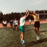 Skupina 32 naših odbojkarjev in odbojkaric na pripravah v Posto