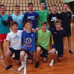 Skupina 32 naših odbojkarjev in odbojkaric na pripravah v Posto