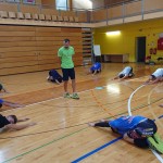 Skupina 32 naših odbojkarjev in odbojkaric na pripravah v Posto