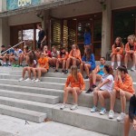 Skupina 32 naših odbojkarjev in odbojkaric na pripravah v Posto