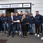 Sport - KOSARKA - JADRAN - odprtje novega sedeza Jadrana pri starem bankomatu pri banki ZKB na Opcinah