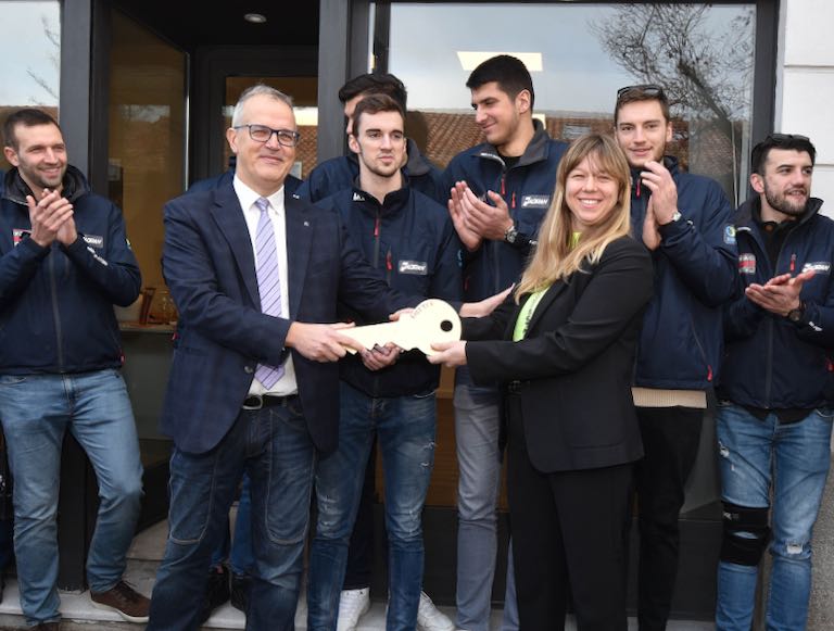 Opcine 07-12-2019 - Sport - KOSARKA - JADRAN - odprtje novega sedeza Jadrana pri starem bankomatu pri banki ZKB na Opcinah