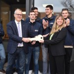 Sport - KOSARKA - JADRAN - odprtje novega sedeza Jadrana pri starem bankomatu pri banki ZKB na Opcinah