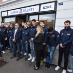 Sport - KOSARKA - JADRAN - odprtje novega sedeza Jadrana pri starem bankomatu pri banki ZKB na Opcinah