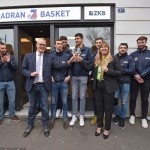 Sport - KOSARKA - JADRAN - odprtje novega sedeza Jadrana pri starem bankomatu pri banki ZKB na Opcinah