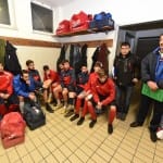 Sport - nogomet - trening nogometne reprezentance Slovencev v Italiji v Dolini
