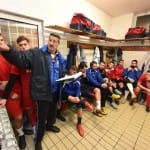 Sport - nogomet - trening nogometne reprezentance Slovencev v Italiji v Dolini