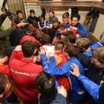 Sport - nogomet - trening nogometne reprezentance Slovencev v Italiji v Dolini