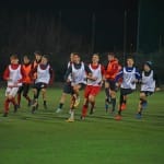 Sport - nogomet - trening nogometne reprezentance Slovencev v Italiji v Dolini