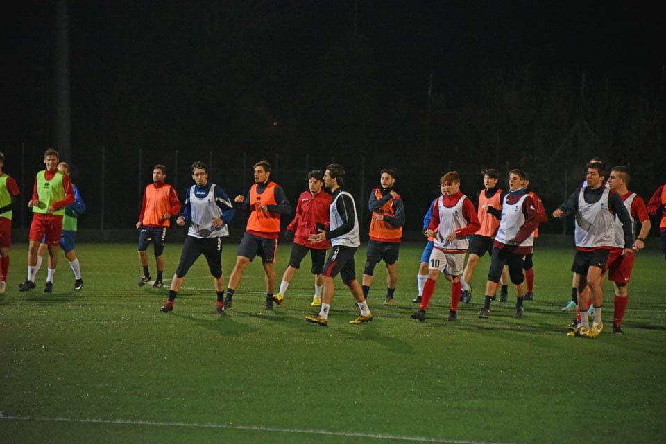 Dolina 23-12-2019 - Sport - nogomet - trening nogometne reprezentance Slovencev v Italiji v Dolini