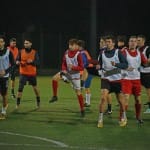 Sport - nogomet - trening nogometne reprezentance Slovencev v Italiji v Dolini