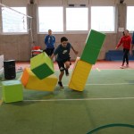 Tri ekipe na šolskem jezikovnem poligonu ZSŠDI v Špetru