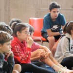 Tri ekipe na šolskem jezikovnem poligonu ZSŠDI v Špetru