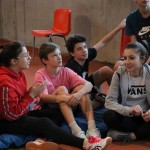 Tri ekipe na šolskem jezikovnem poligonu ZSŠDI v Špetru