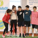 Tri ekipe na šolskem jezikovnem poligonu ZSŠDI v Špetru