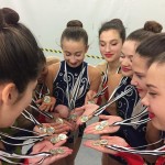 Borove gimnastičarke na mednarodnem turnirju v Vidmu