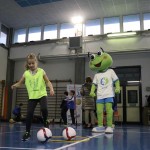 Špeter: Žabica skokica tokrat z učenci dvoježične šole