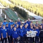 Priprave mladih Brežanov v Planici
