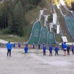 Priprave mladih Brežanov v Planici