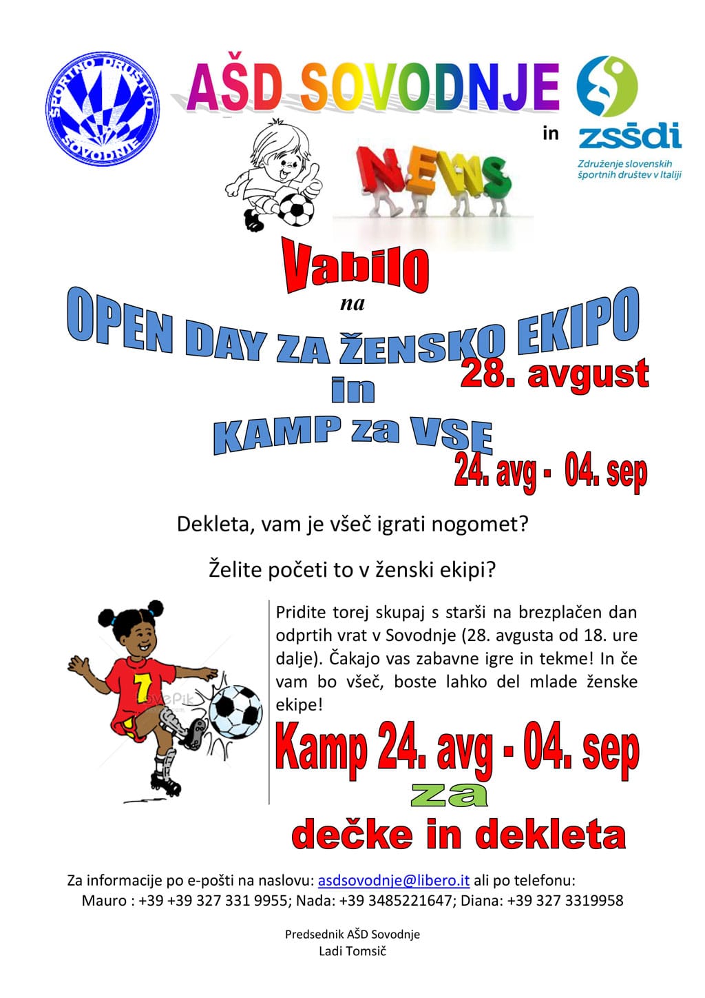 Vabilo-open-day-Squadra-Femminile---slo