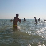 Slogini odbojkarji in odbojkarice na pripravah v Caorlah