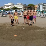 Slogini odbojkarji in odbojkarice na pripravah v Caorlah